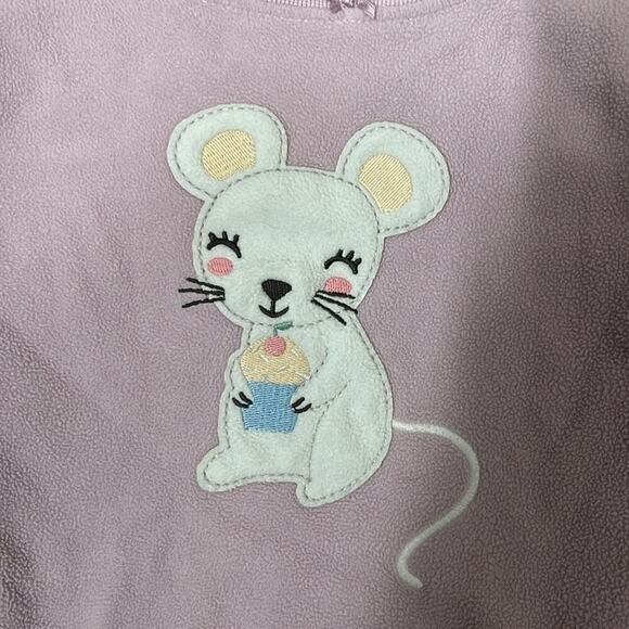 Carter’s Fleece PJ Sleep Top 4/4T - Picture 2 of 6